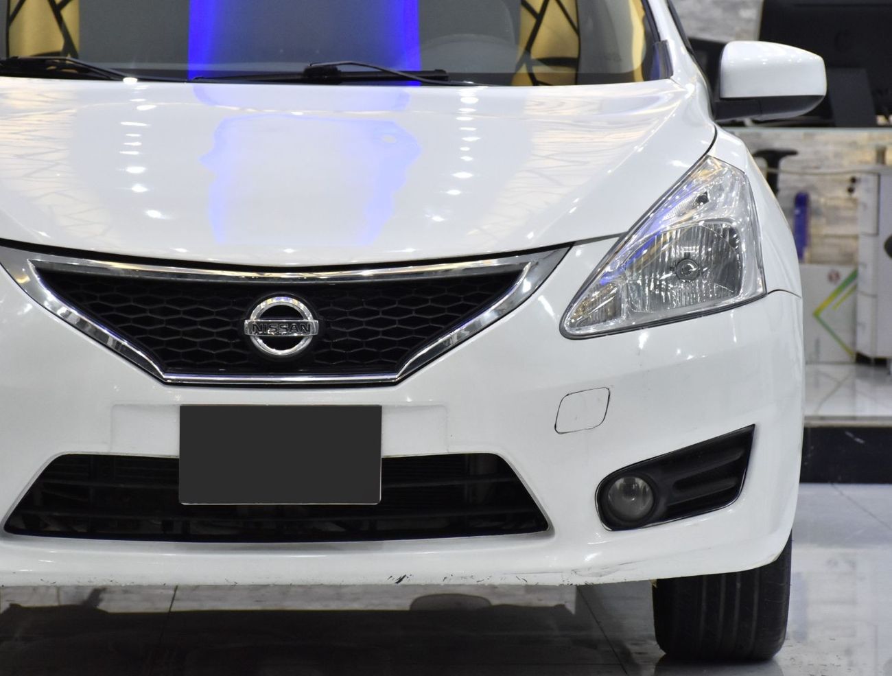 Nissan Tiida EXCELLENT DEAL for our Nissan Tiida ( 2015 Model ) in White Color GCC Specs