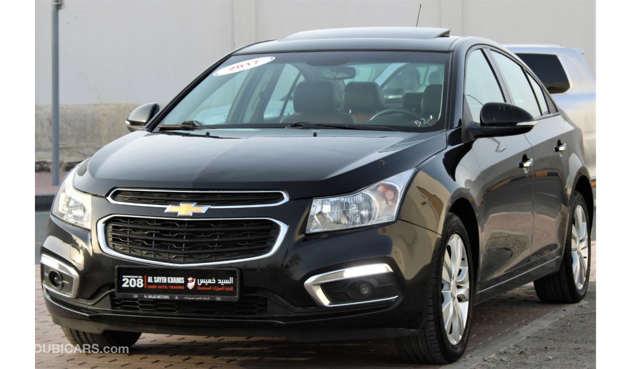 Chevrolet Cruze Chevrolet Cruze 2017 GCC in excellent condition No. 1 full option without accidents, very clean from