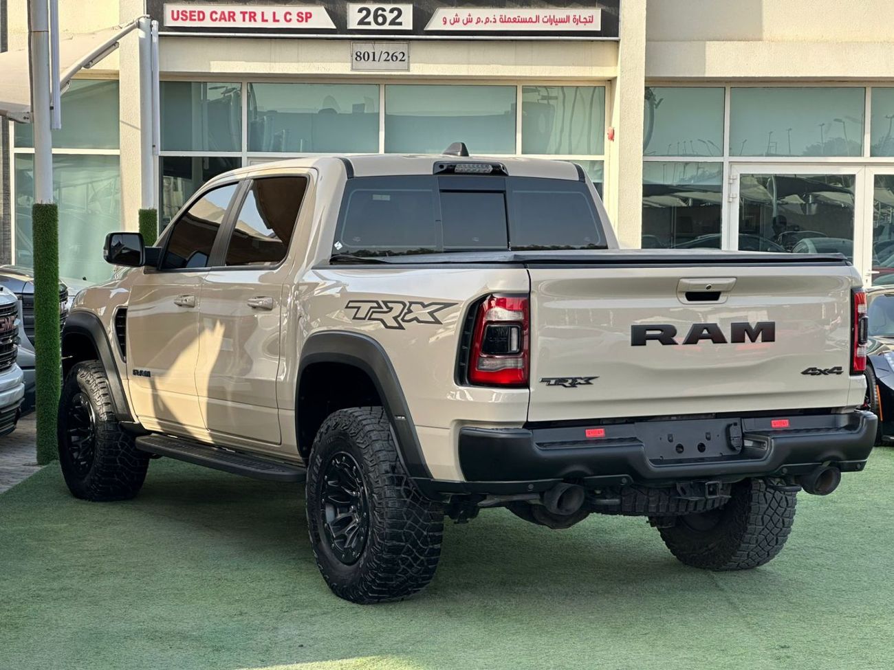 RAM 1500 TRX DODGE RAM TRX 6.2 SUPER CHARGE 2022 GCC FULL OPTION ORIGINAL PAINT PERFECT CONDITION UNDER WARRANTY