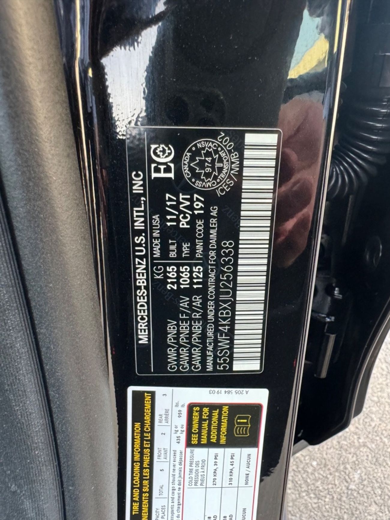 Mercedes-Benz C 300 2018 PANORAMA SPORT TWIN TURBO 2.0 CANADA SPEC