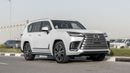 لكزس LX 700h 2026 Lexus LX700h Signature 3.5L AT Hybrid With Auto Parking (White-Tan)