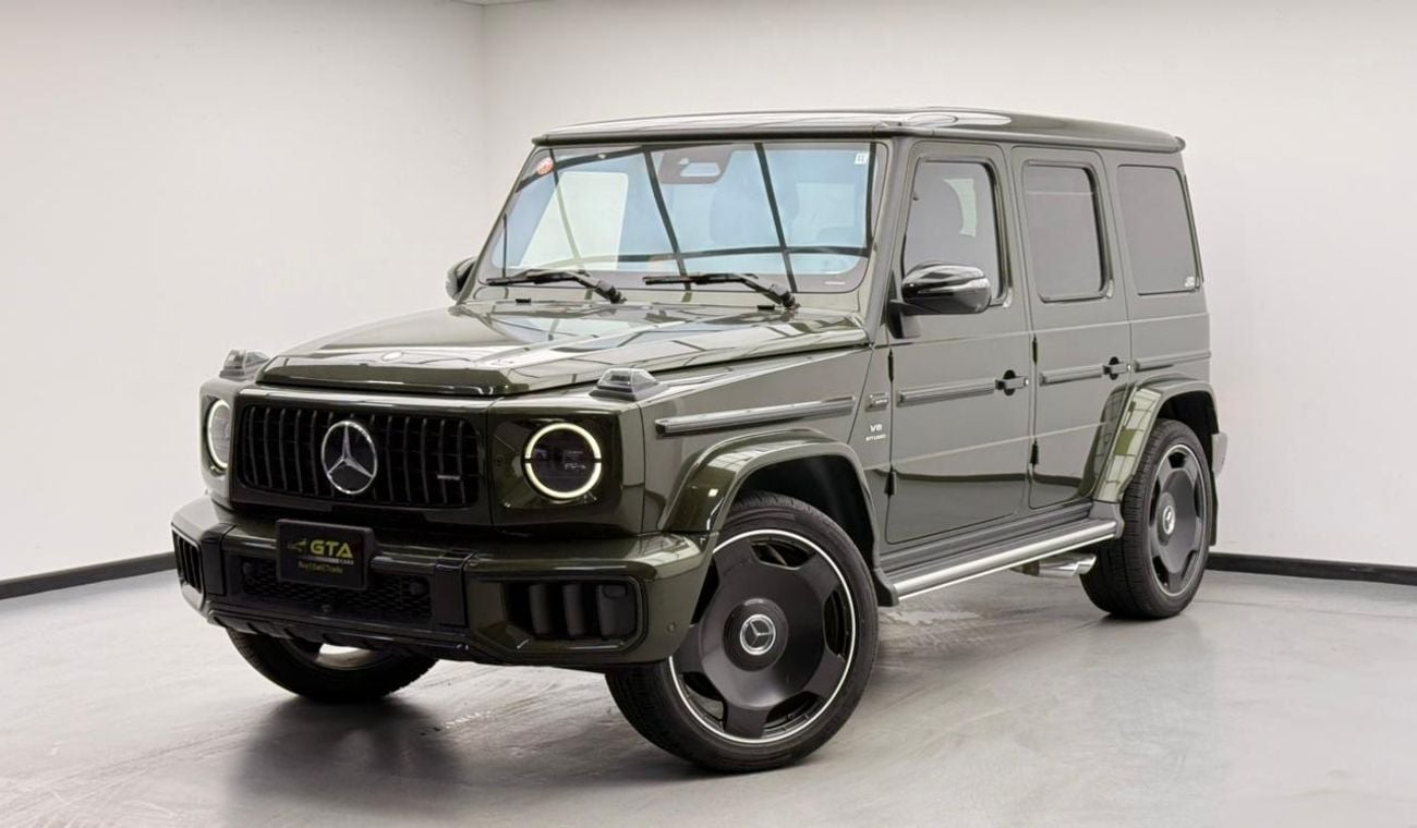 Mercedes Benz G63 AMG STD 2025 Mercedes-Benz G 63 AMG, Auto Guard Warranty, Like New Condition, Japanese Specs