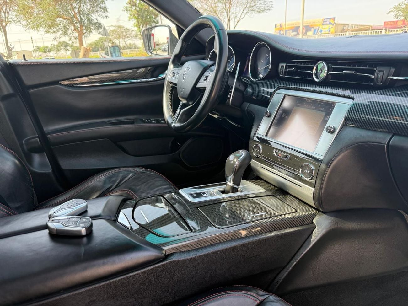 Maserati Quattroporte S 3.0L (350 HP) RAMADAN OFFER MASERATI QUATTROPORTE S 2015 GCC CARBON F  FULL OPTIONS IN LOW MILEAGE