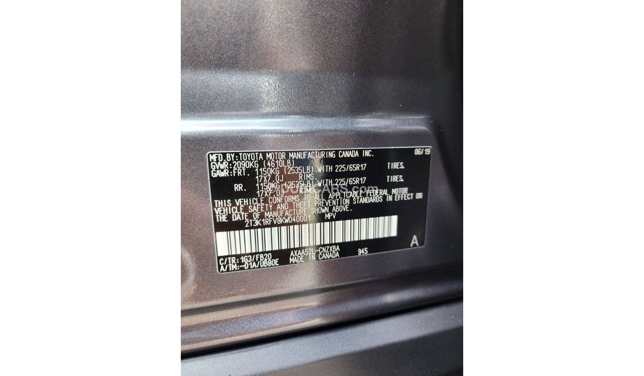 تويوتا راف ٤ TOYOTA RAV4 LE 2019 MODEL