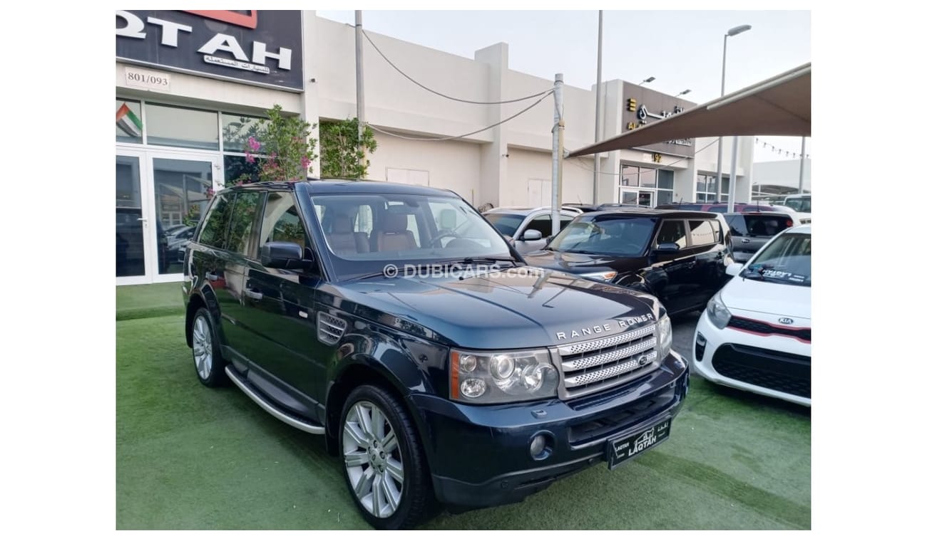 Land Rover Range Rover Sport Gulf model 2009, blue color, leather hatch, cruise control, alloy wheels and sensors in excellent co
