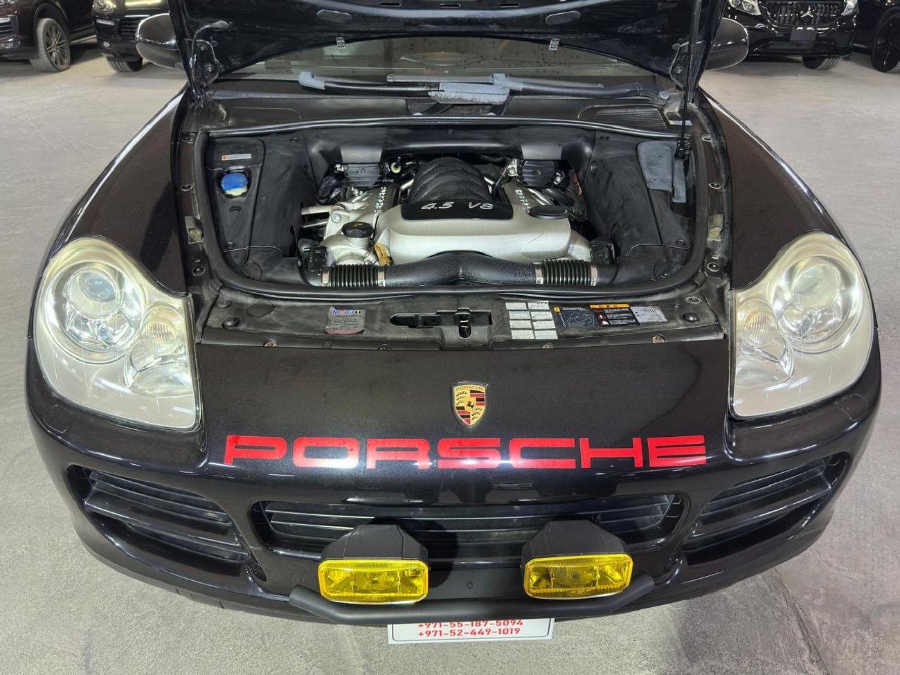 بورش كايان PORSCHE CAYENNE S 2006 4.5L | ROOF-MOUNTED LIGHT BAR | BLACK LEATHER SEATS | OFF-ROAD CUSTOMISED