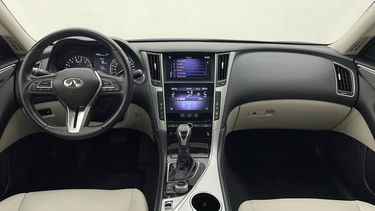 Infiniti Q50 Luxe 2.0L 2023 LUXE | AED 1190/Month | 0 DP | 30 Day Return | Warranty | Service History