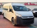 تويوتا هاياس GL Toyota Hiace High Roof Black Bump 3.5l M/T White color With MoonRoof 2026
