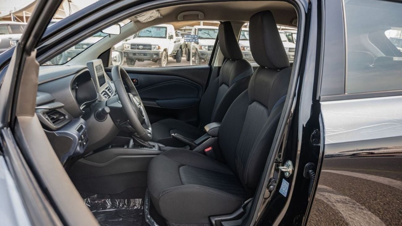 تويوتا ستارلت STD (LHD) TOYOTA STARLET 1.5P AT MY2025 – BLACK