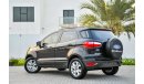 Ford EcoSport Low mileage - AED 666 Per Month only - 0% DP