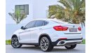 بي أم دبليو X6 xDrive50i M-Kit V8 | 2,428 P.M | 0% Downpayment | Full Option | Immaculate Condition