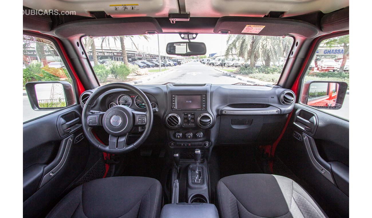 Jeep Wrangler 2016 - GCC - ZERO DOWN PAYMENT - 1755 AED/MONTHLY - 1 YEAR WARRANTY