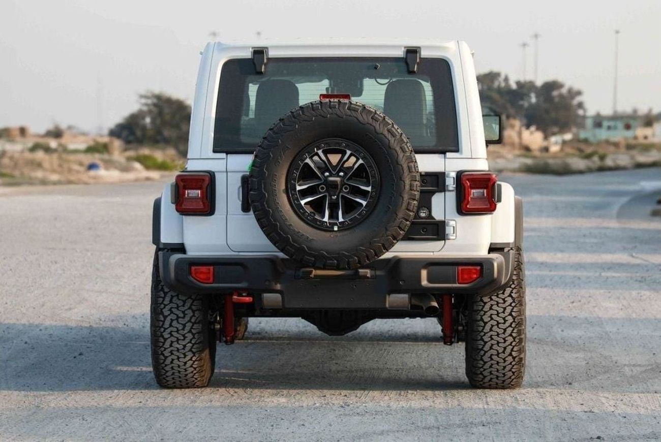 Jeep Wrangler 2024 Jeep Wrangler Rubicon Xtreme 2.0L Turbo – White inside Black & Red | Export Only