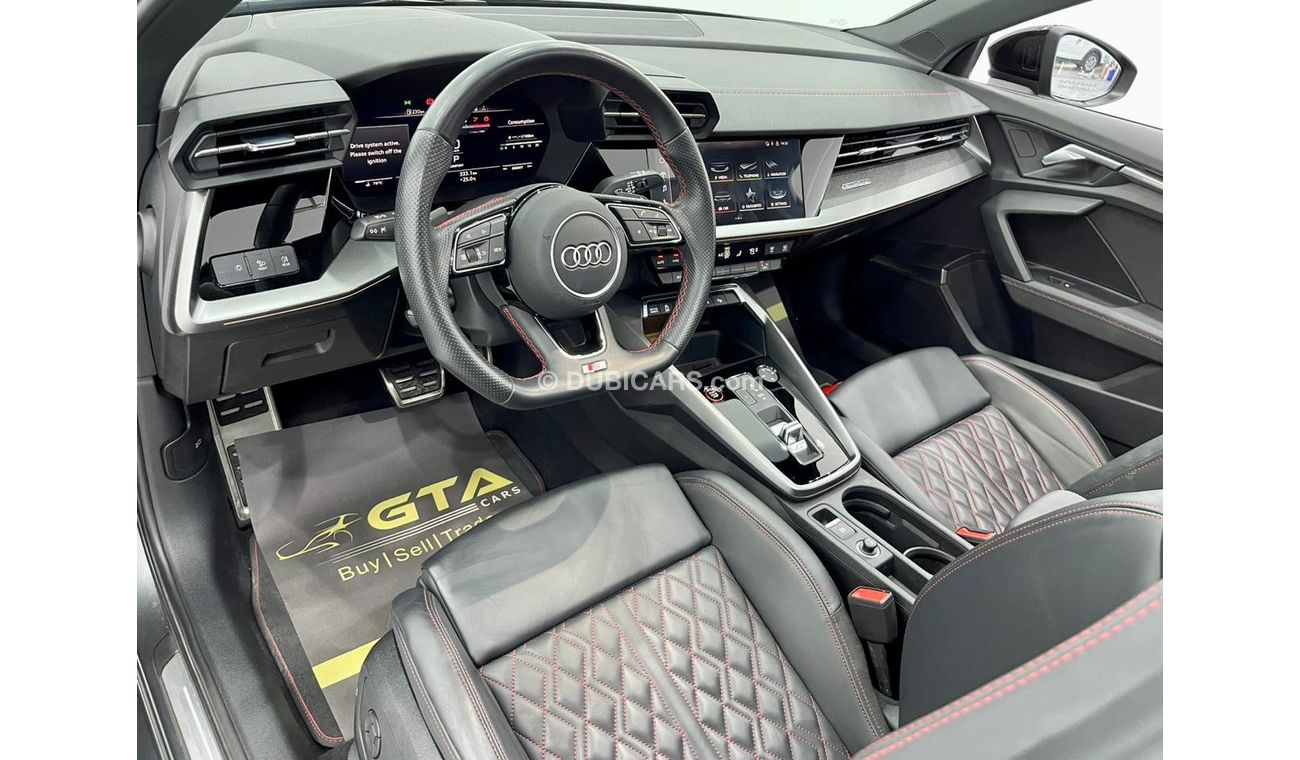 Audi S3 Sportback 2021 Audi S3 2.0 TFSI Quattro S tronic, Audi Warranty + Service Contract, GCC