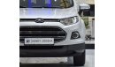 فورد ايكو سبورت Ford ECO Sport Titanium ( 2016 Model ) in Silver Color GCC Specs