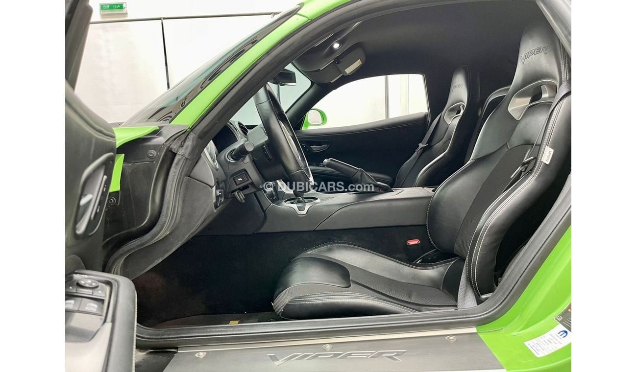 Dodge Viper 2016 Dodge Viper Srt10, Dodge Warranty-Service Contract-Service History, GCC