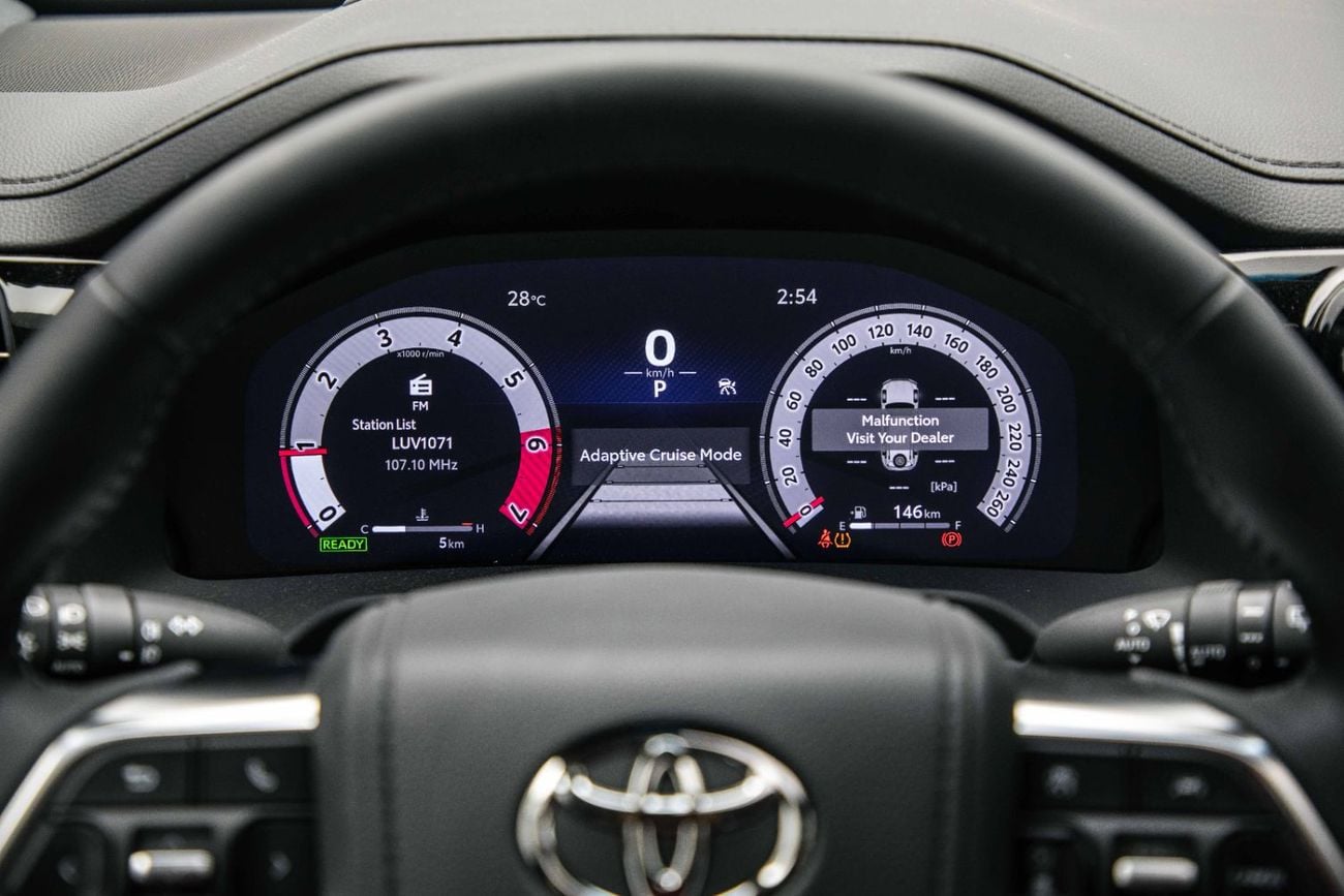 Toyota Land Cruiser VXR 3.5L - Platinum White Pearl Inside Red | Export Only