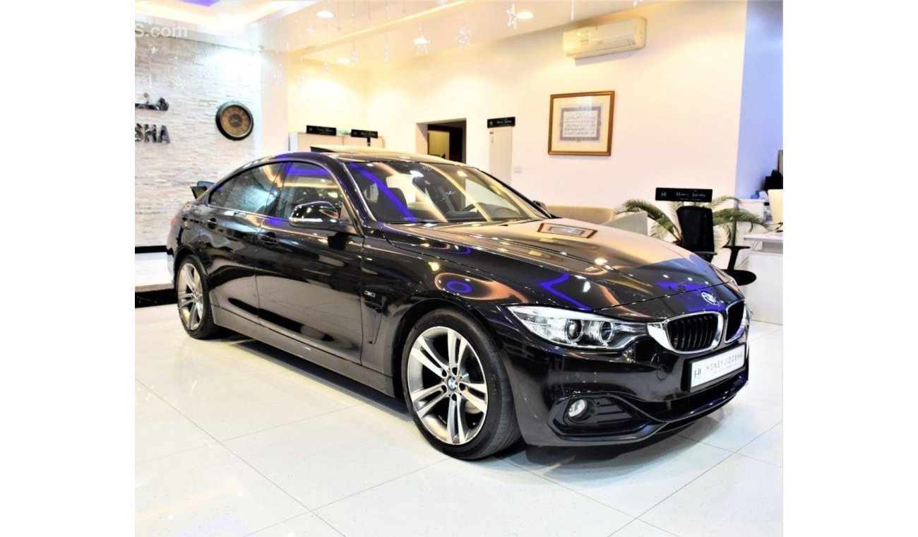 BMW 420i ONLY 60000 KM! BMW 420i Gran Coupe 2015 Model!! in Black Color! GCC Specs