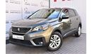 Peugeot 5008 AED 1762 PM | 1.6L ACTIVE GCC AGENCY WARRANTY