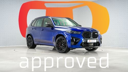 BMW X5 M Competition | AED 8,122 PM | Warranty-Service February 2028 | GCC