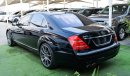 Mercedes-Benz S 550 Imported 2008, black color, number one, leather, panorama, leather, electric chair, suction doors, s