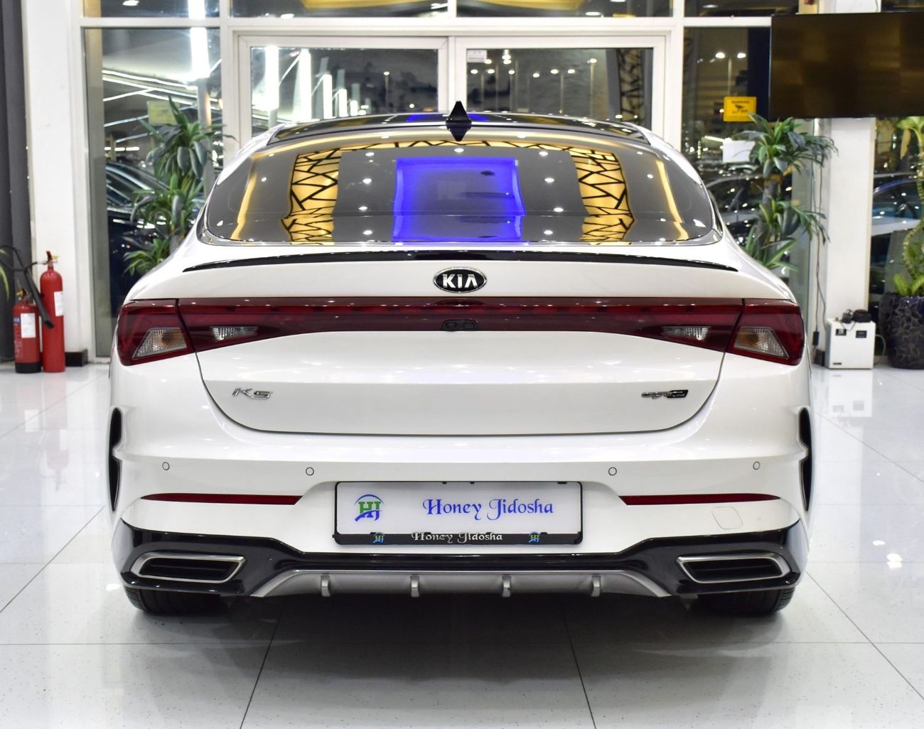 Kia K5 EXCELLENT DEAL for our KIA K5 GT-Line ( 2021 Model ) in White Color GCC Specs