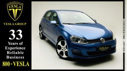 Volkswagen Golf FULL OPTION + LEATHER SEATS WITH RED STICHING / GCC / 2016 / UNLIMITED MILEAGE WARRANTY / 895 DHS PM