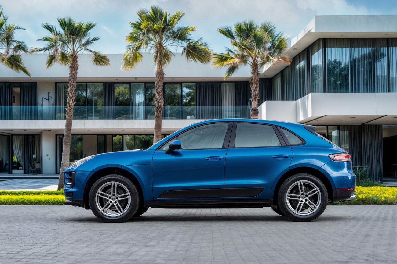 بورش ماكان Macan | 3,290 P.M | 0% Downpayment | FULL PORSCHE HISTORY | SAPPHIRE BLUE!