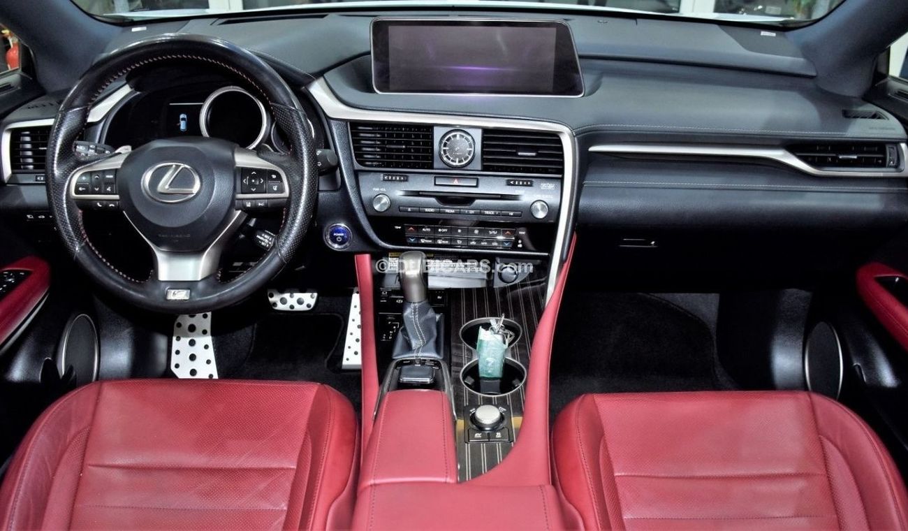 Lexus RX450h EXCELLENT DEAL for our Lexus RX450 F-Sport HYBRID ( 2016 Model ) in White Color GCC Specs