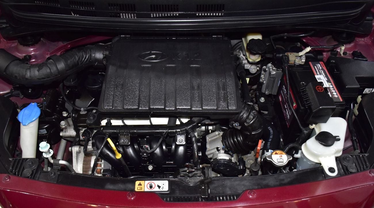 Hyundai Grand i10 EXCELLENT DEAL for our Hyundai Grand i10 ( 2018 Model ) in Red Color GCC Specs