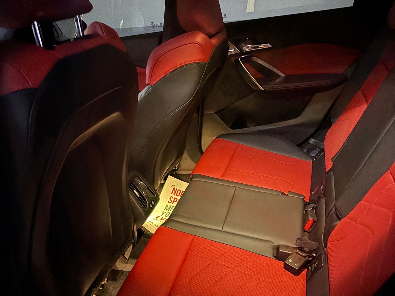 BMW X1 Veganza Coral Red/Black Interior