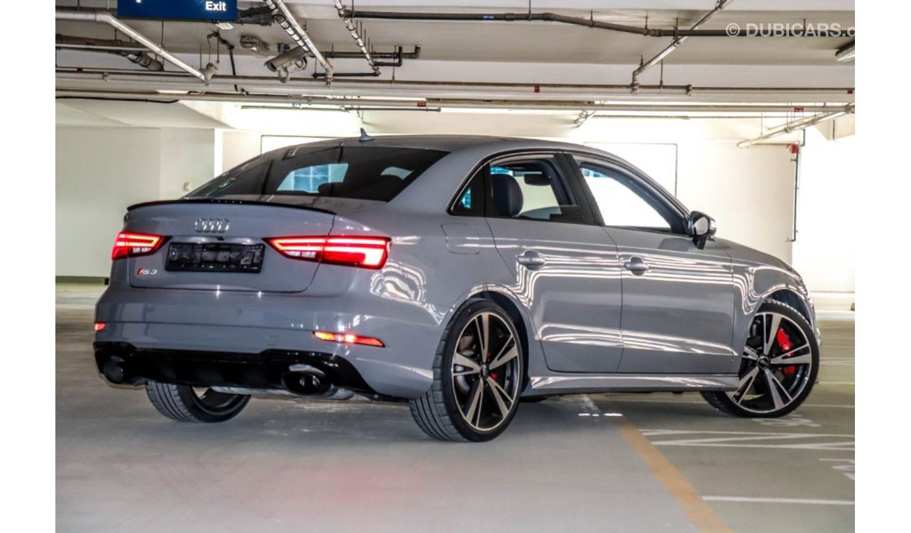 Audi RS3 Audi RS3 (NARDO GREY) 2018 GCC under Agency Warranty with Zero Down-Payment.