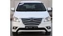 Toyota Innova Toyota Innova 2015 GCC number one, in excellent condition, without accidents, very clean from inside