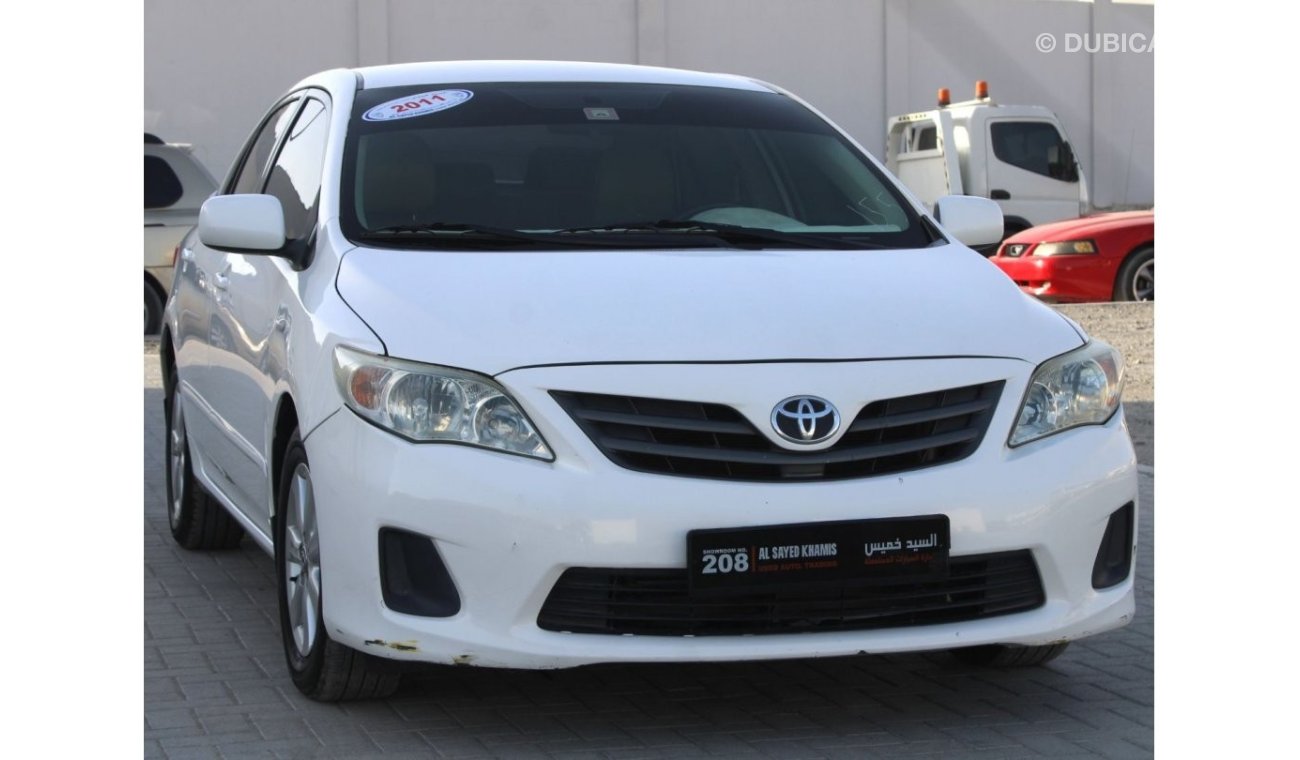 Toyota Corolla Toyota corolla 2011 white 1.6  GCC excellent condition without accidents