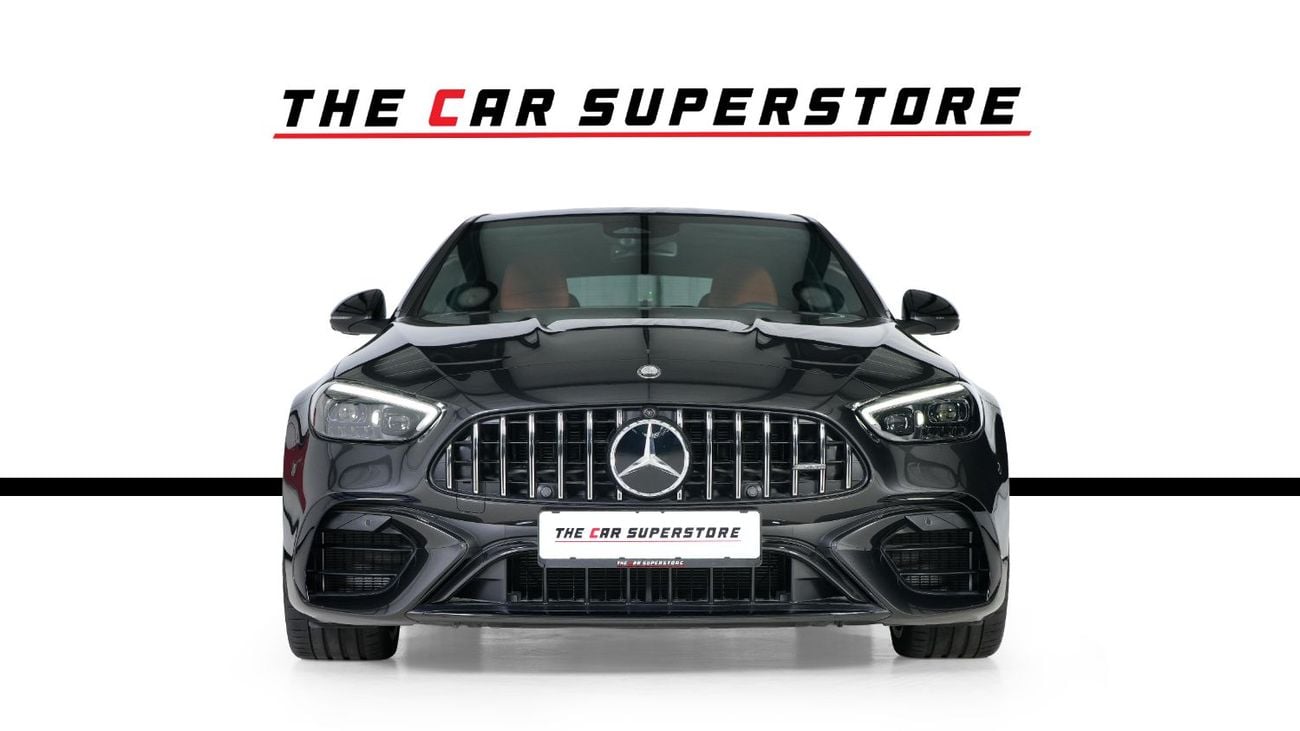 مرسيدس بنز C 63 AMG 827 KMS ONLY-Graphite Grey Metallic-The Best Sports Sedan
