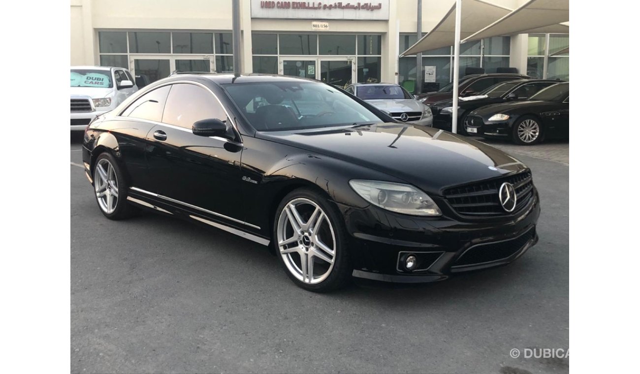 مرسيدس بنز CL 500 موديل 2008 كت 63 فل مواصفات كراسي جلد ومثبت سرعه وتكييف خلفي ونظام صوت ممتاز وتكييف خلفي وكاميرا خلف