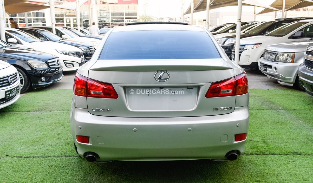 Lexus IS300 Gulf 2007 adapter 2014 silver color number one, fingerprint, rear camera hole, leather sensors, crui