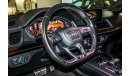 أودي SQ5 Audi SQ5 2017 (NEW SHAPE 2018 Stock) GCC under Agency Warranty with Zero Down-Payment.
