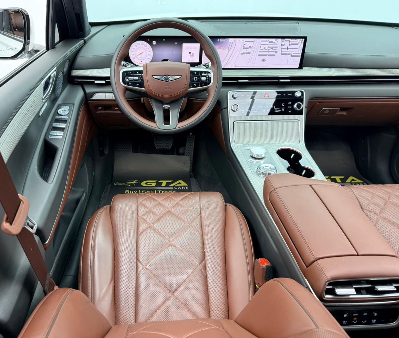 جينيسس GV80 Royal 3.5L AWD 2025 Genesis GV80 Royal, 2030 Genesis Warranty + Service Pack, Very Low Km, 7 Seater,
