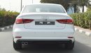 Audi A3 2018, 1.4L, GCC Specs with 3Yrs or 105K km Warranty and 45K km Free Service at Al Nabooda