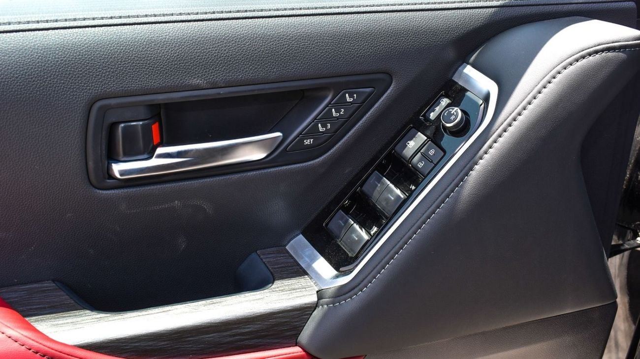 Toyota Land Cruiser ECTAGR001 – TLC300 GR Sport 3.3L Diesel Auto Black with Red Interior