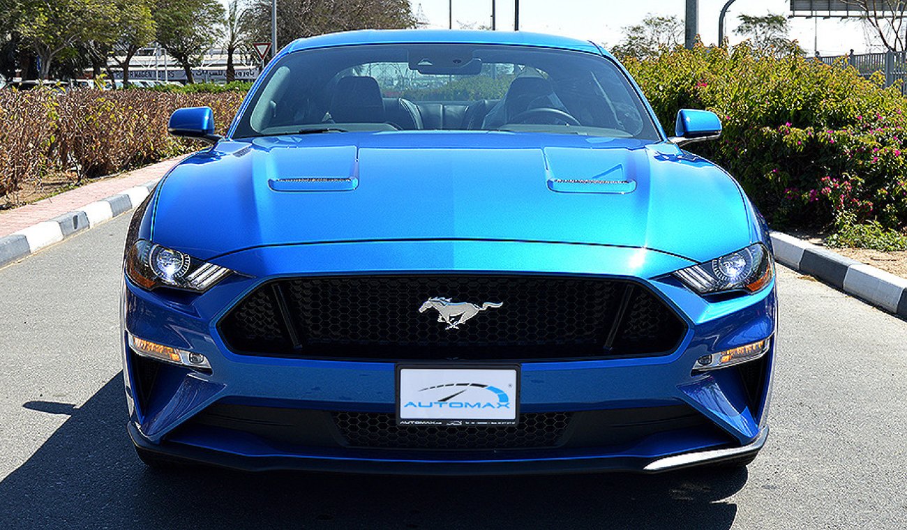 Ford Mustang 2019 GT Premium, 5.0 V8 GCC, 0km w/ 3Years or 100K km Warranty and 60K km Service at Al Tayer Motors