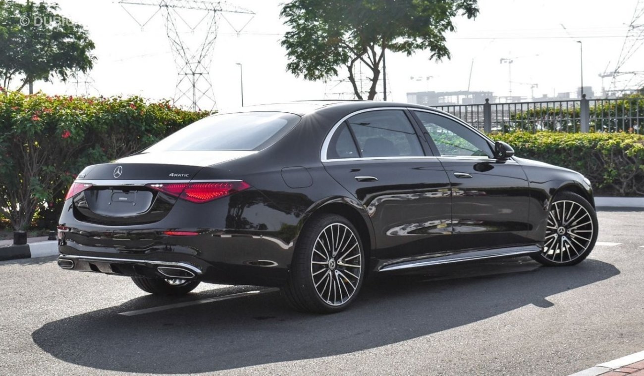 مرسيدس بنز S 580 Mercedes Benz S 580 4Matic V8 | HUD | Pilot Seats Fully Loaded REAR AXLE STEERING | 2024