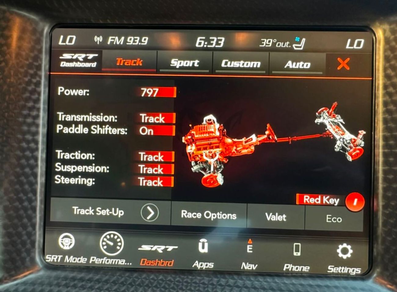 Dodge Charger DODGE CHARGER SRT HELLCAT REDEYE WIDEBODY 2022 GCC FULL OPTION ORIGINAL PAINT UNDER WARRANTY