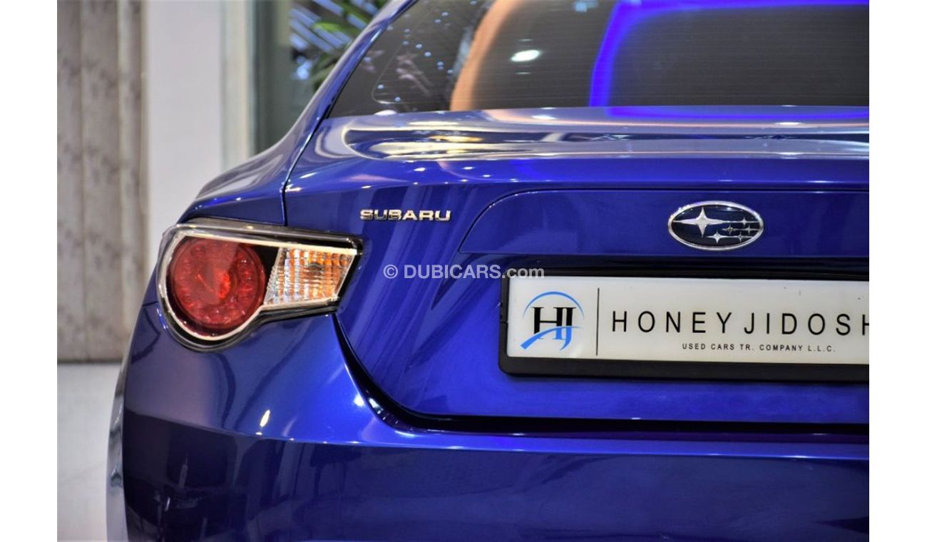 Subaru BRZ ORIGINAL PAINT ( صبغ وكاله ) FULL SERVICE HISTORY Subaru BRZ 2016 Model!! in Blue Color! GCC Specs