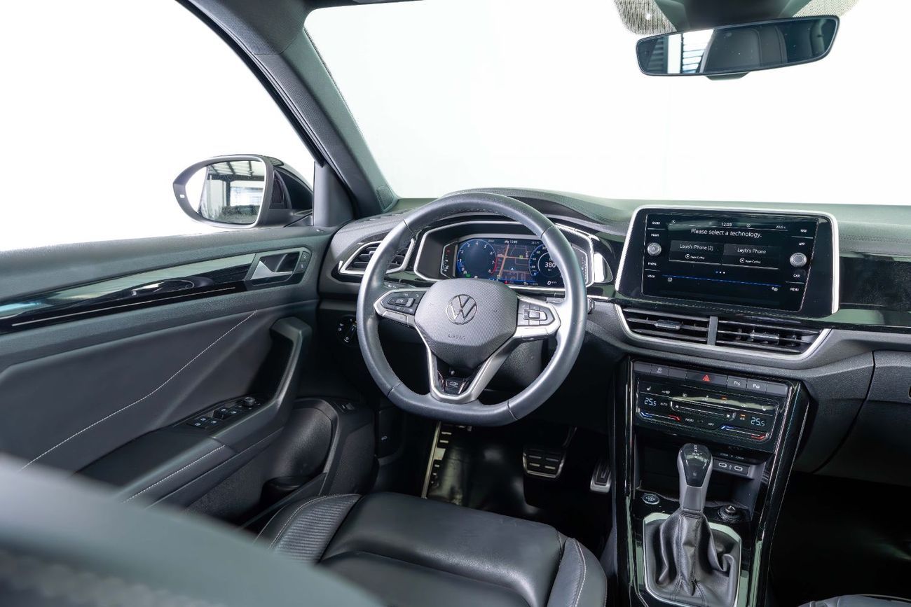 Volkswagen T ROC R-line 1.4L GCC-Al Nabooda Warranty Until 12/2027 Service Contract Until 12/2028