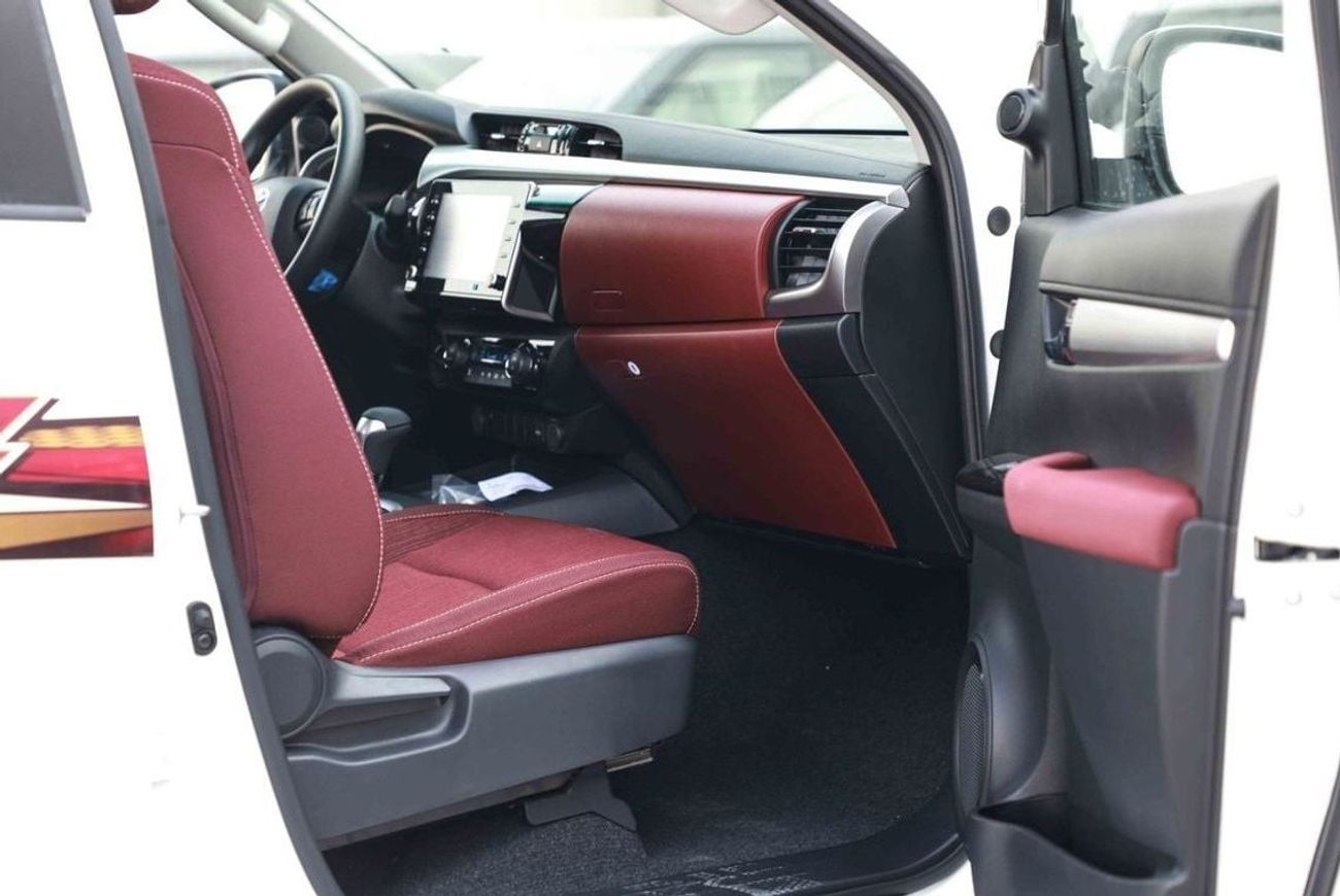 Toyota Hilux 2025 TOYOTA HILUX GLXS 2.7 - SUPER WHITE inside MAROON | Export Only