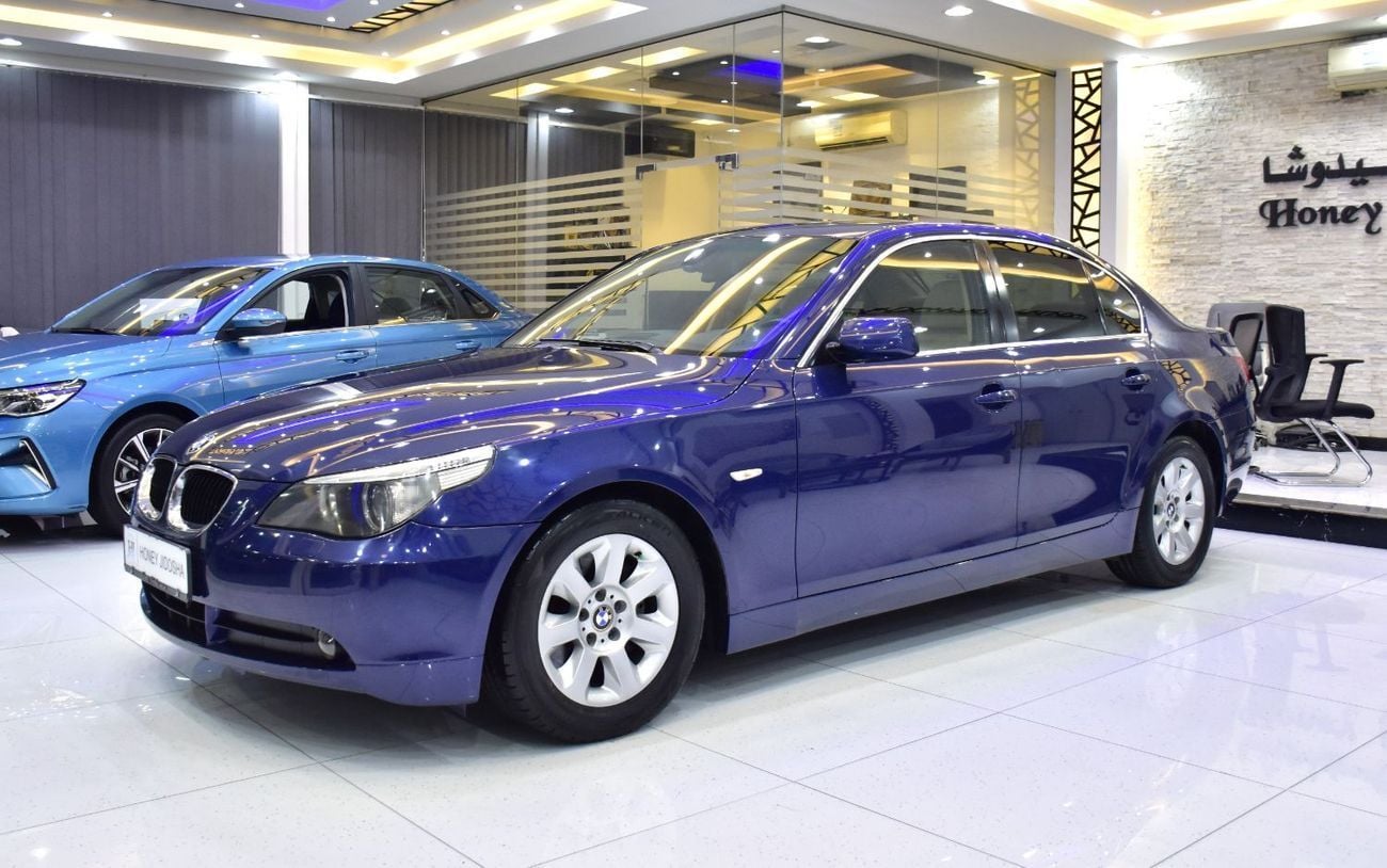 بي أم دبليو 520i EXCELLENT DEAL for our BMW 520i ( 2005 Model ) in Blue Color GCC Specs