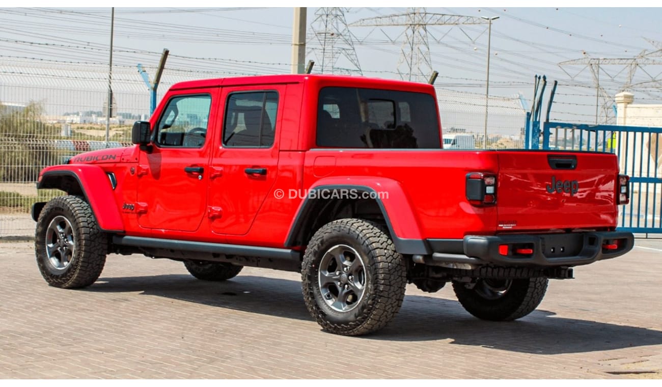 Jeep Gladiator Rubicon MakeJeep ModelGladiator TypePick-up Year2022 TransmissionAutomatic CylindersV6 FuelPetrol