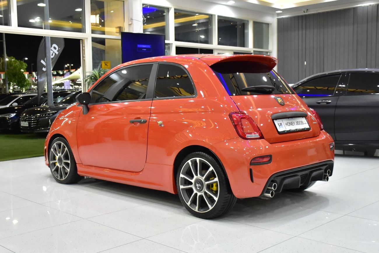 Abarth 695 EXCELLENT DEAL for our Abarth 695 Turismo ( 2023 Model ) in Orange Color GCC Specs